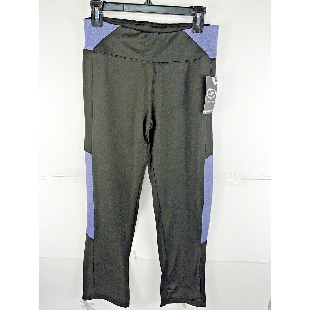 Game Time Womens Leggings Medium Purple Rapid Dry Odor Guard Sun Protection New